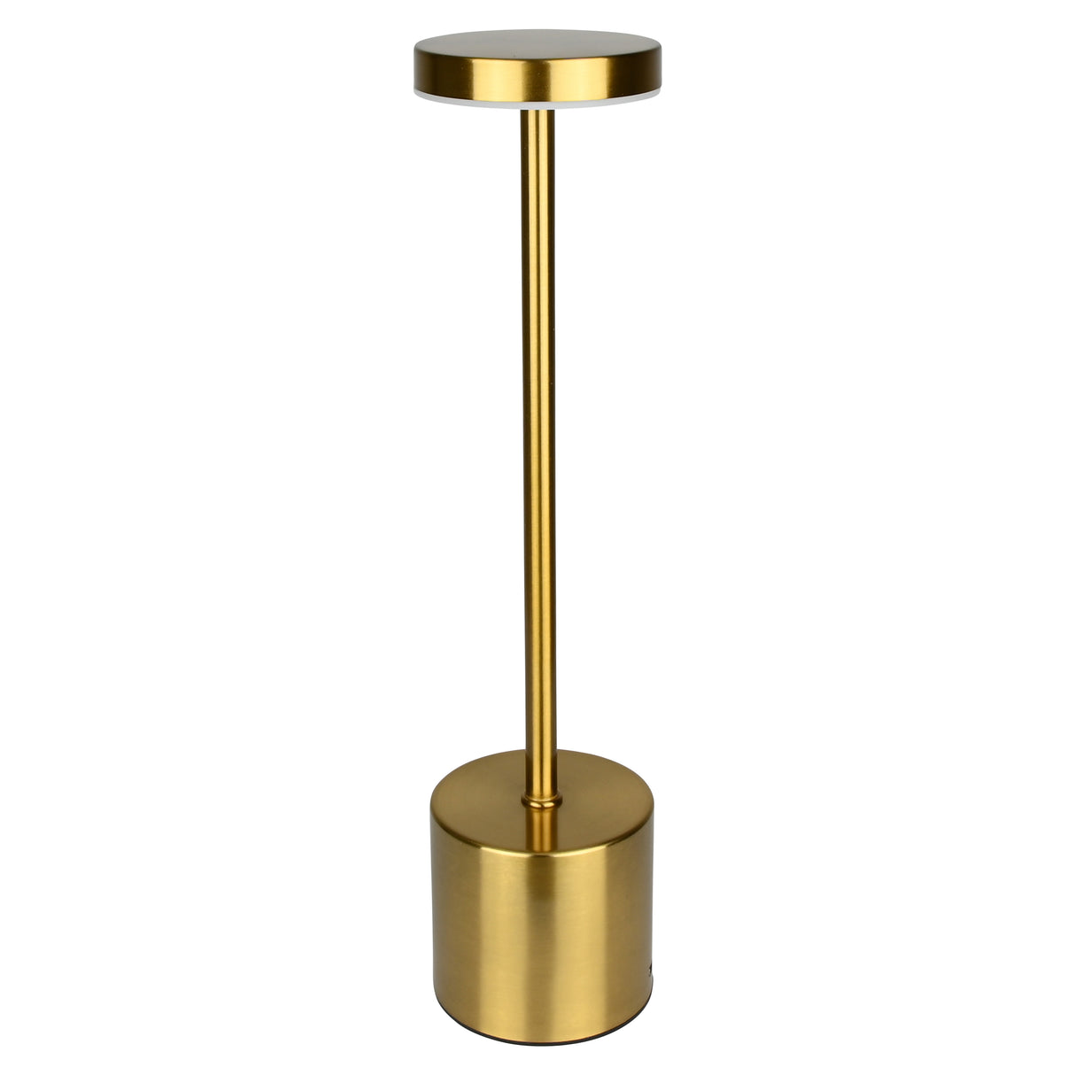 Lampe de table métal dimmable rechargeable or