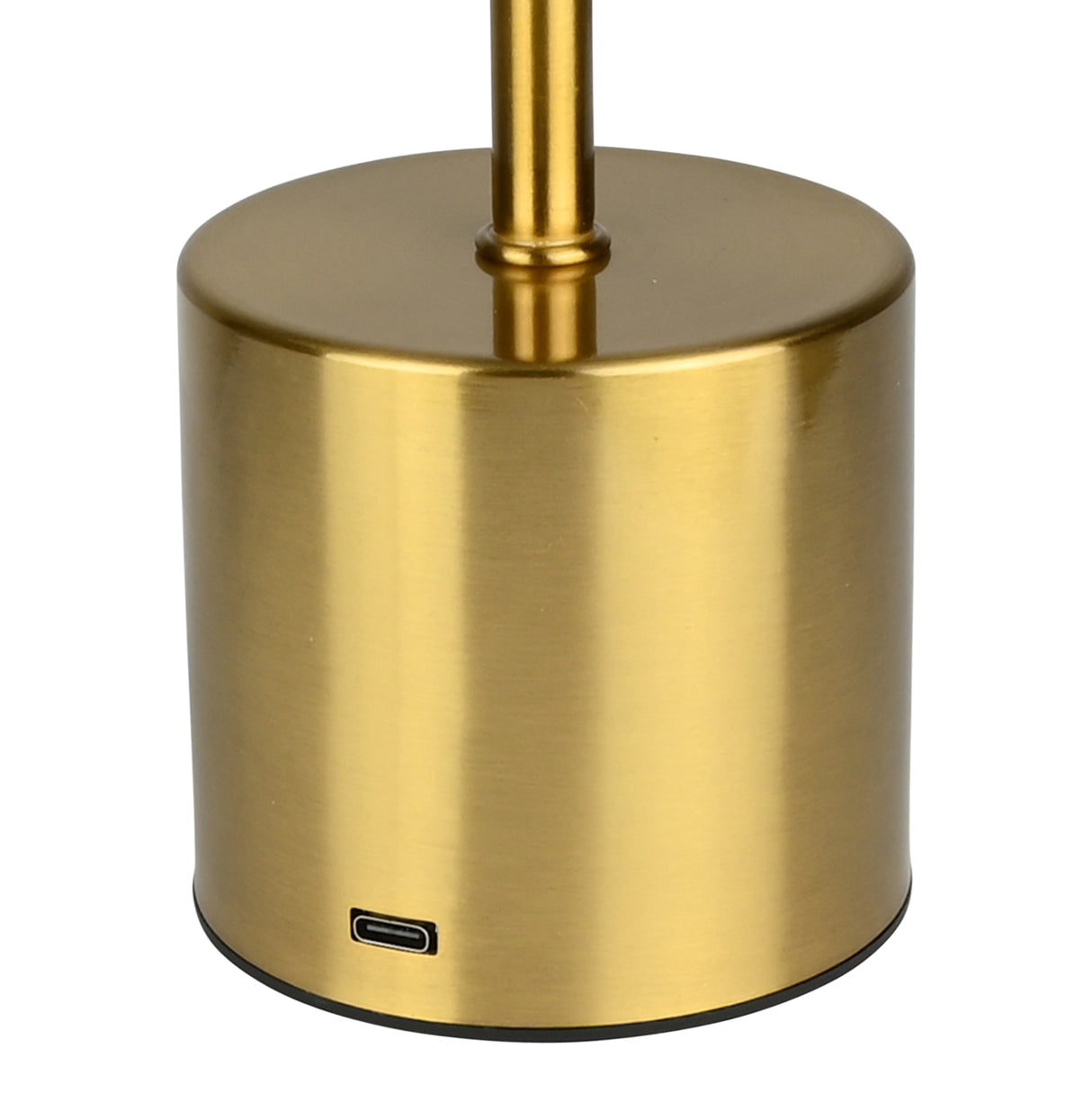 Lampe de table métal dimmable rechargeable or