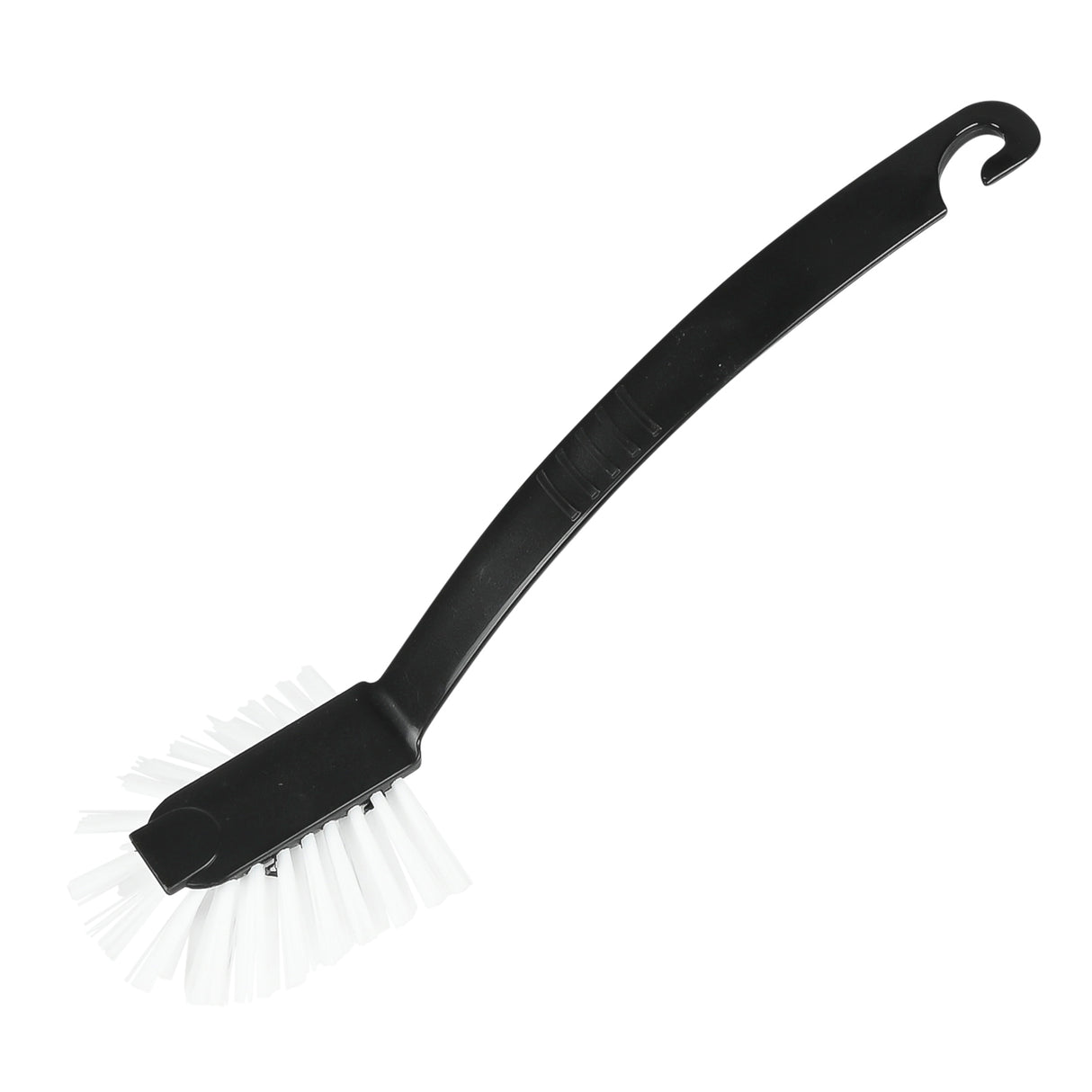 Dishwashing brush plastic oval black