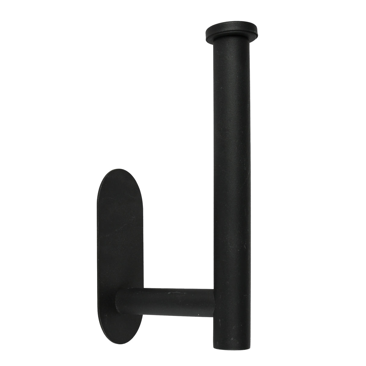 Toilettenpapierhalter schwarz selbstklebend