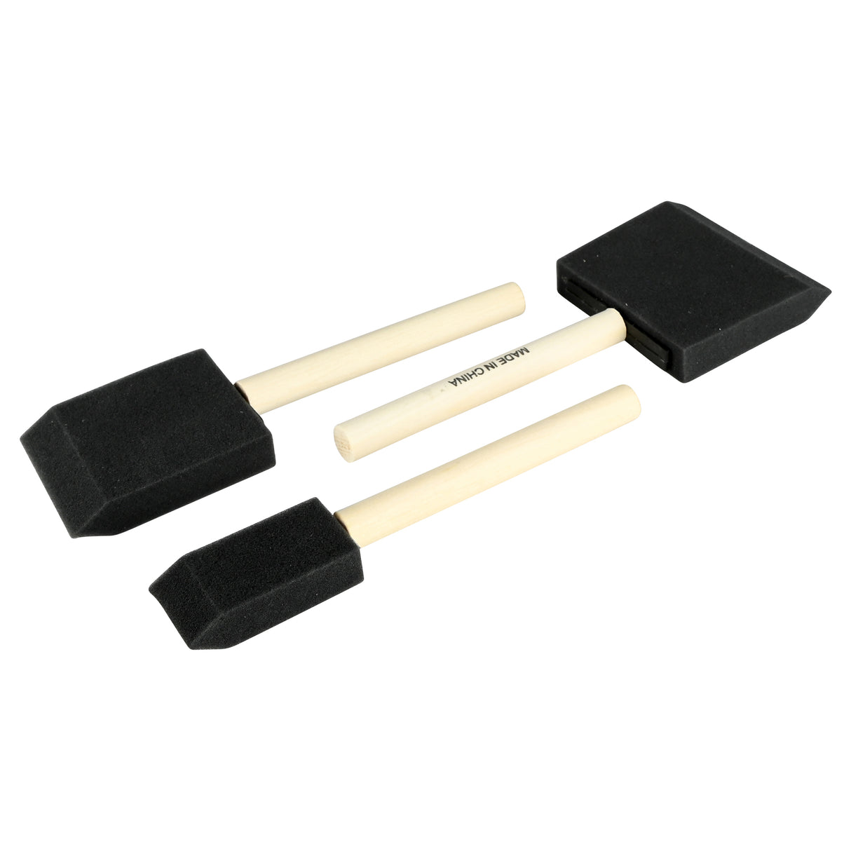Schaumstoff-Schwammbürsten-Set 3-tlg