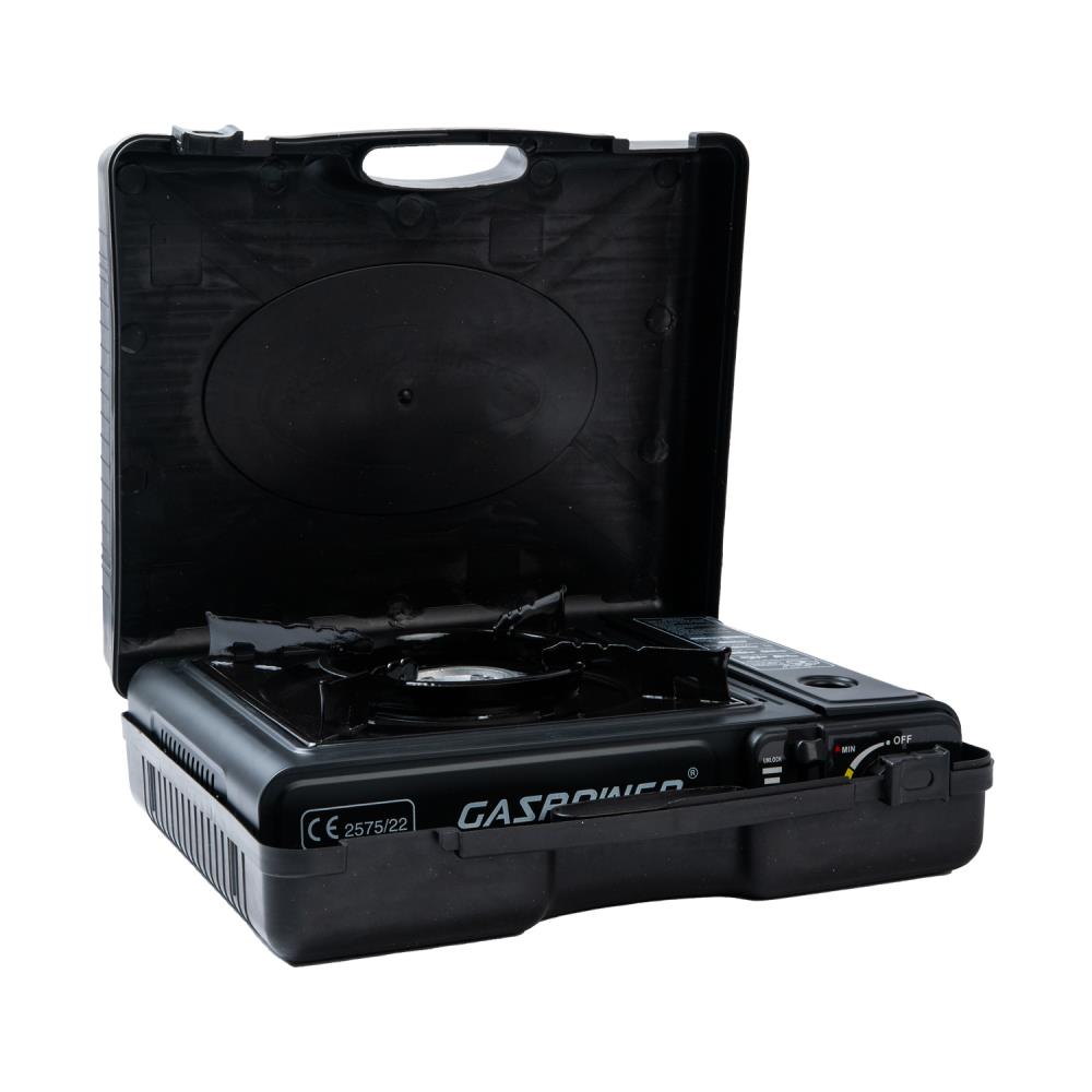 Gaspower Camping kooktoestel draagkoffer zwart