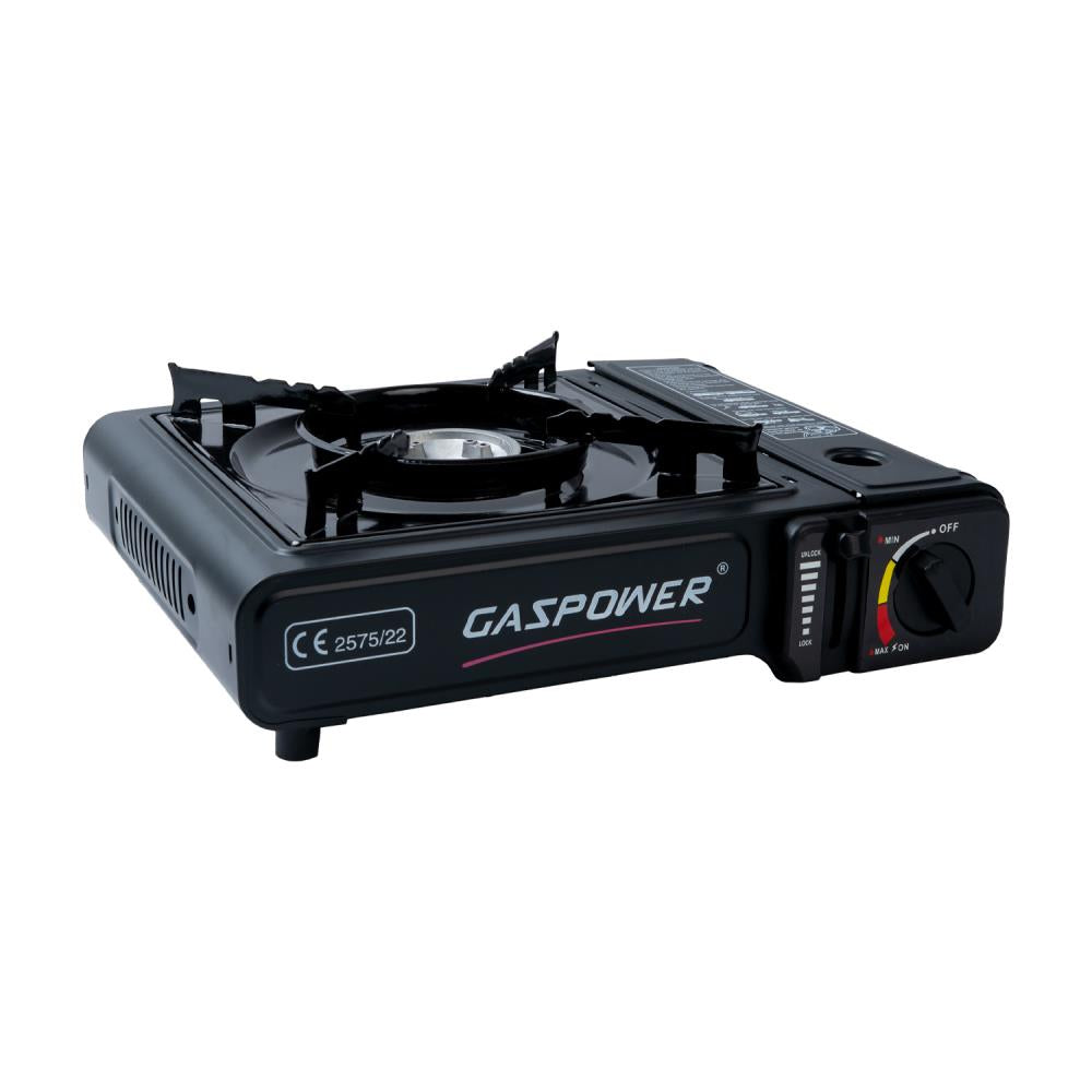 Gaspower Camping kooktoestel draagkoffer zwart