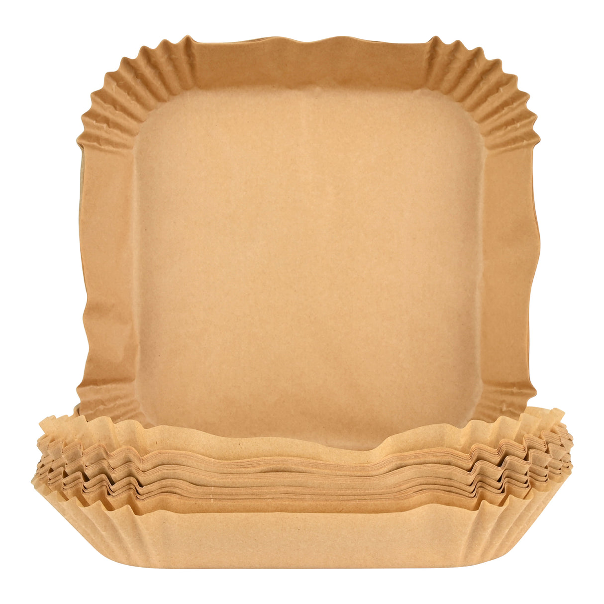 Airfryer containers with baking paper square 24 cm 100 pcs