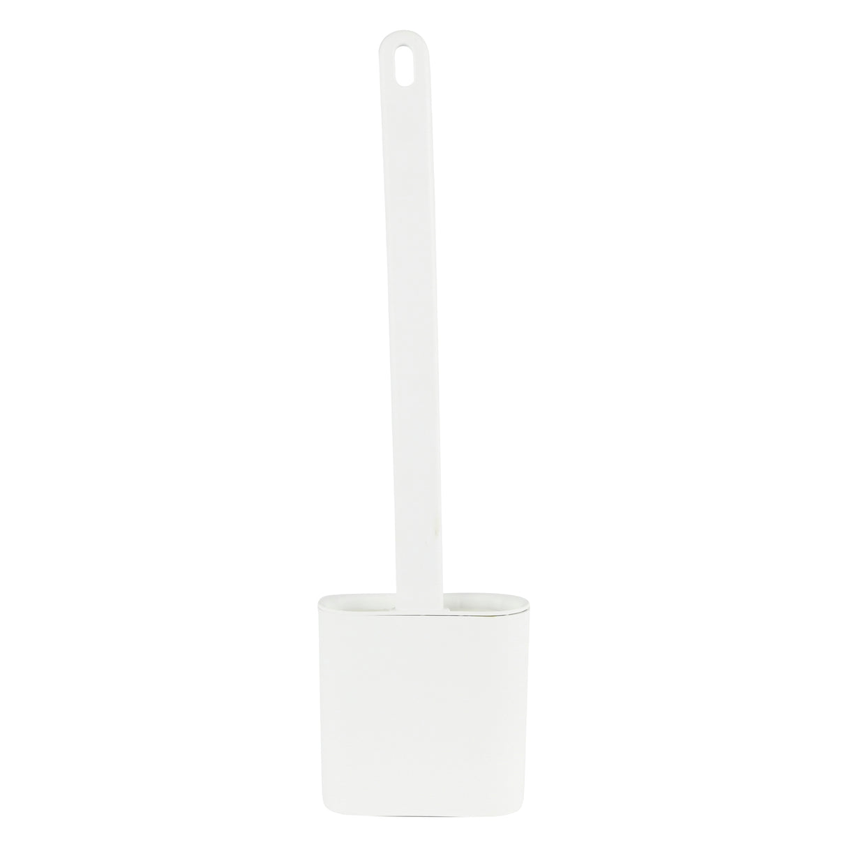 Toilettenbürste Silikon + Halter weiß