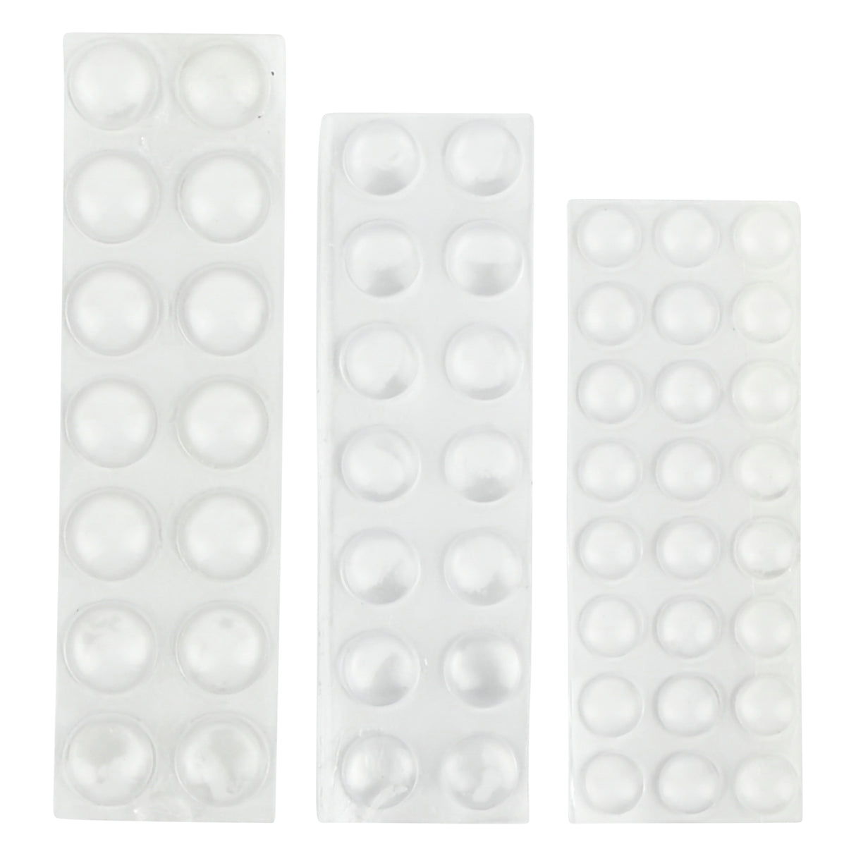 Bump caps set 52 pcs transparent