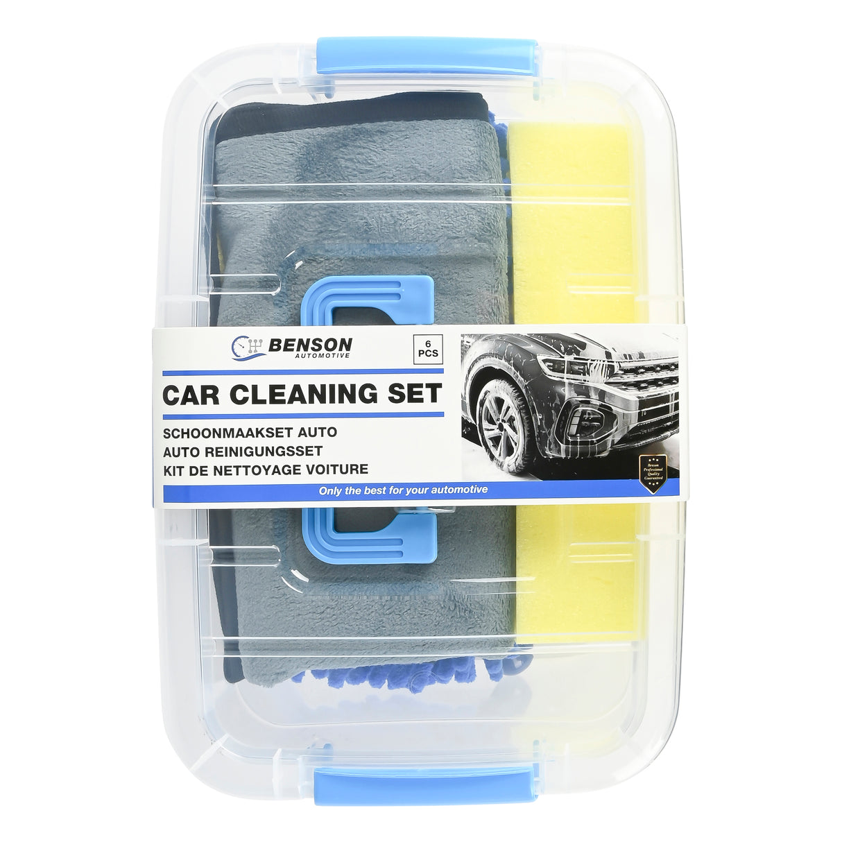 Schoonmaakset auto 6 dlg