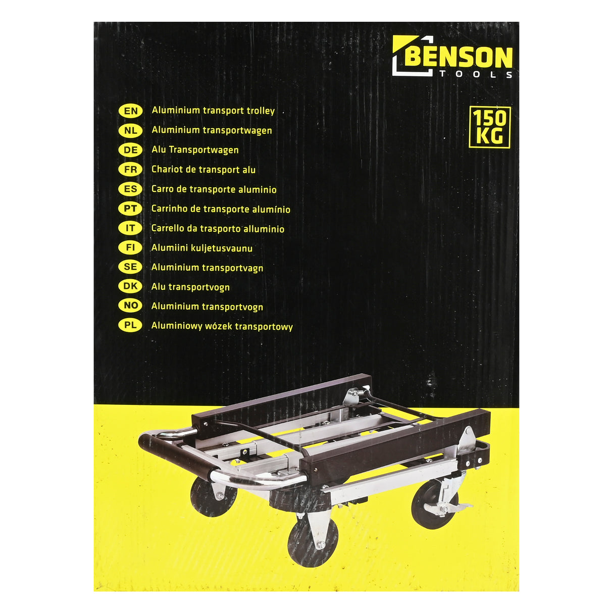 Alu transportwagen 150KG