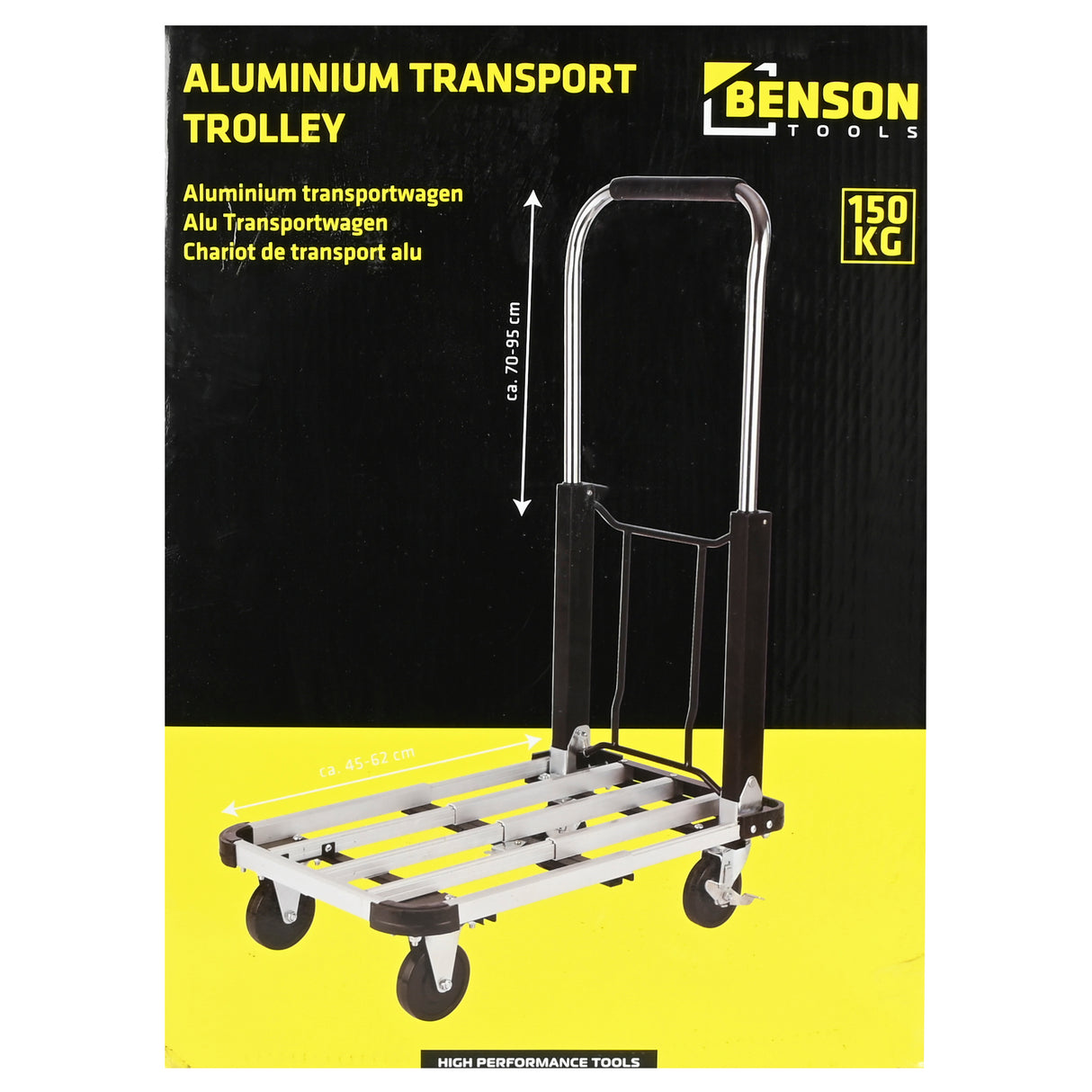 Alu transportwagen 150KG