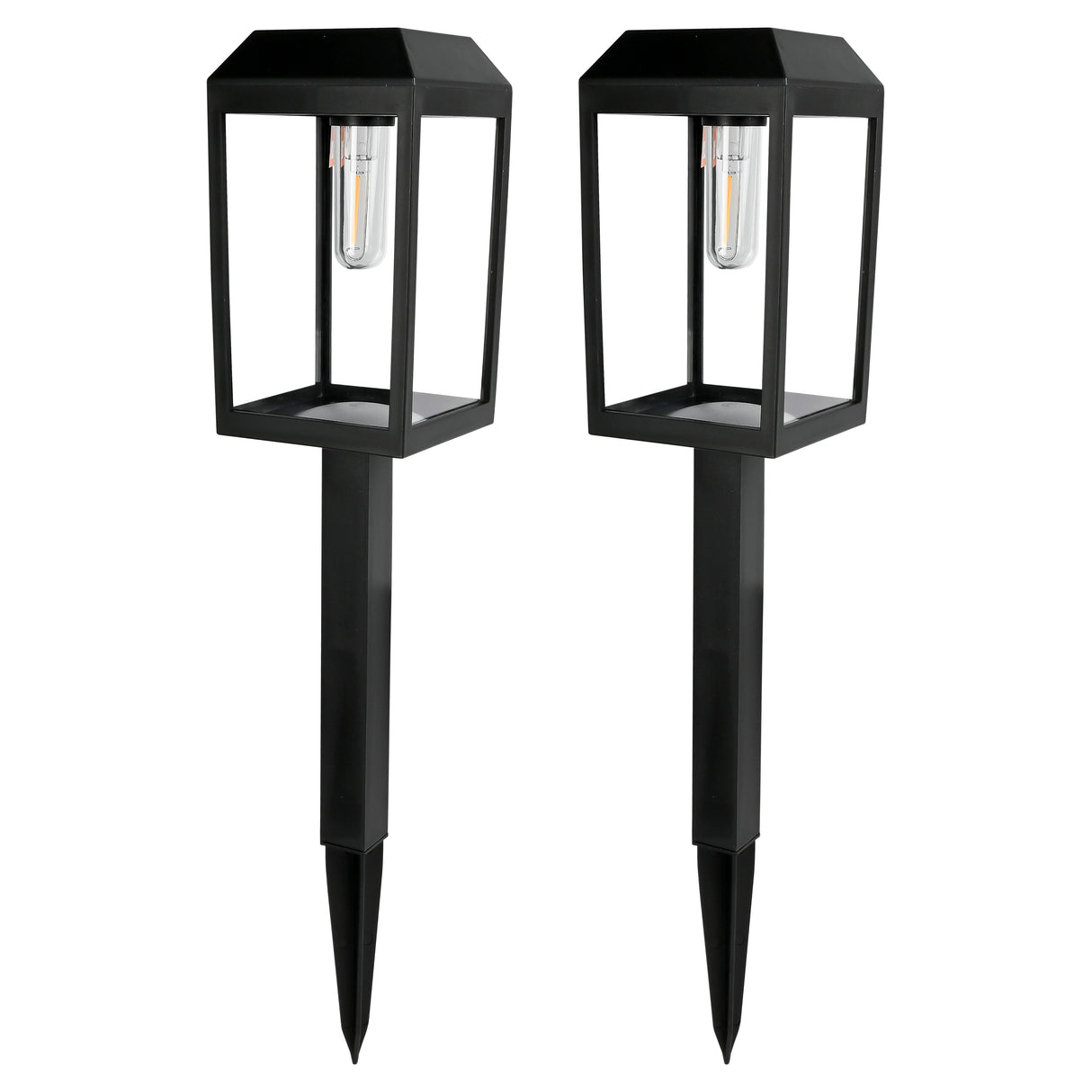 Garden lamp solar filament 39.6 cm 2 pcs