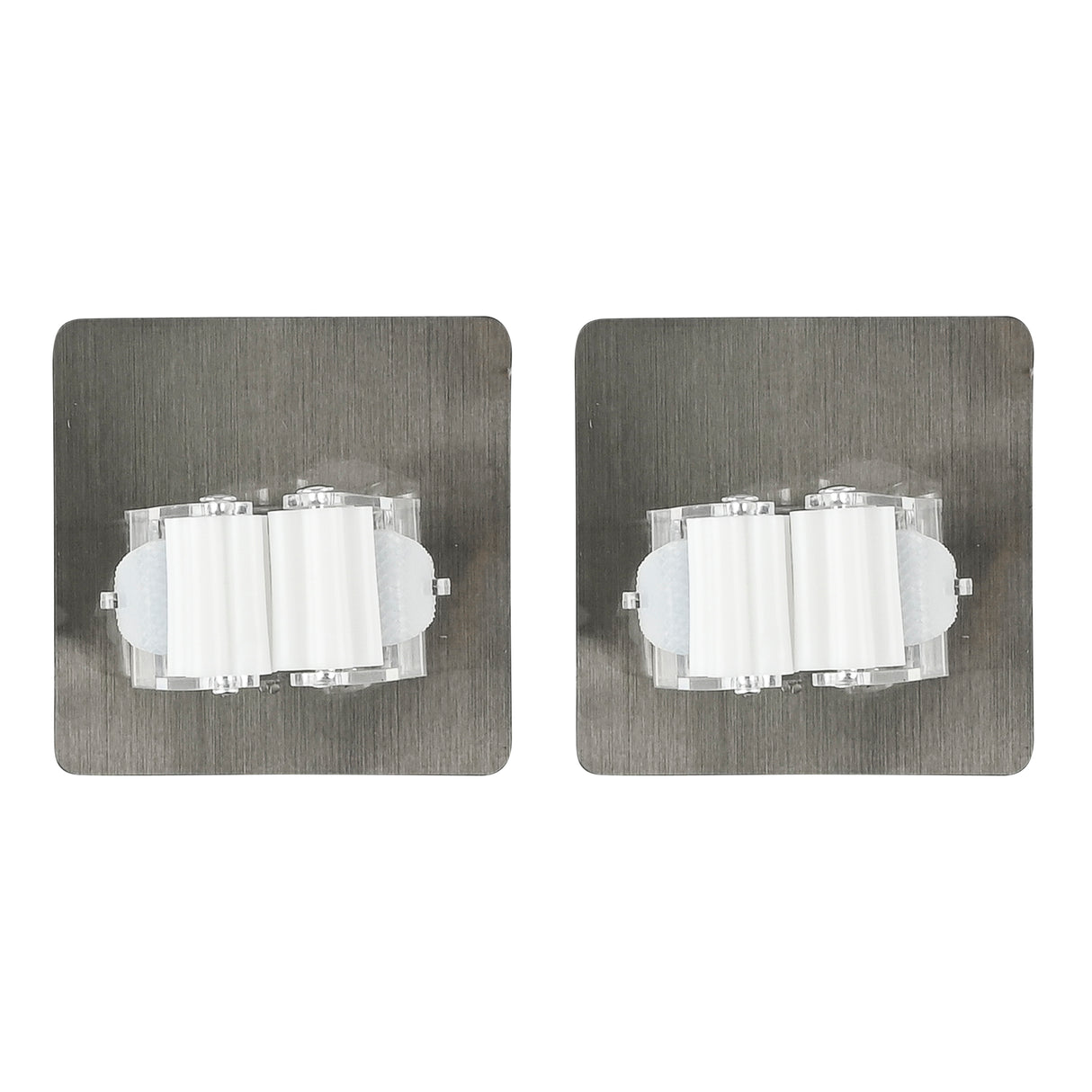 Système de suspension pour balai autocollant argent 2 pcs