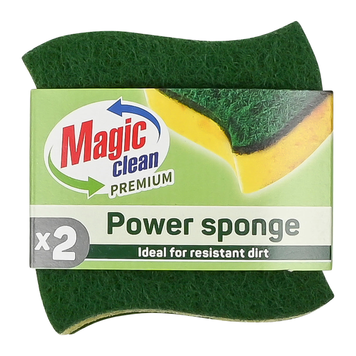 Magic Clean Premium Power Scheuerschwamm 2 Stk