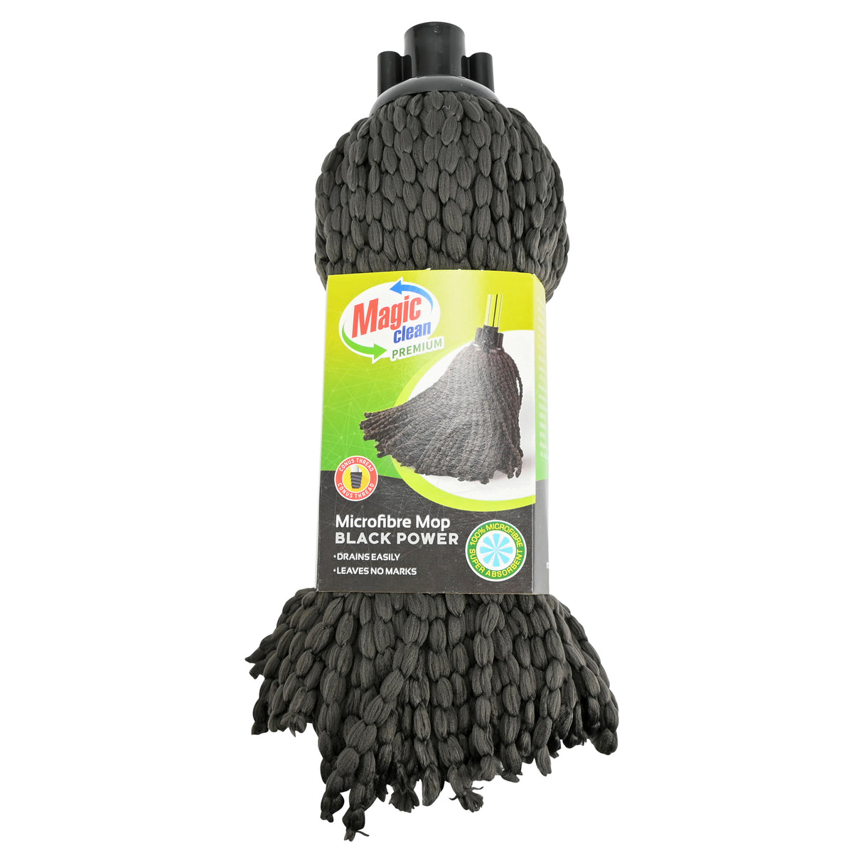 Magic Clean Premium Microfiber mop black