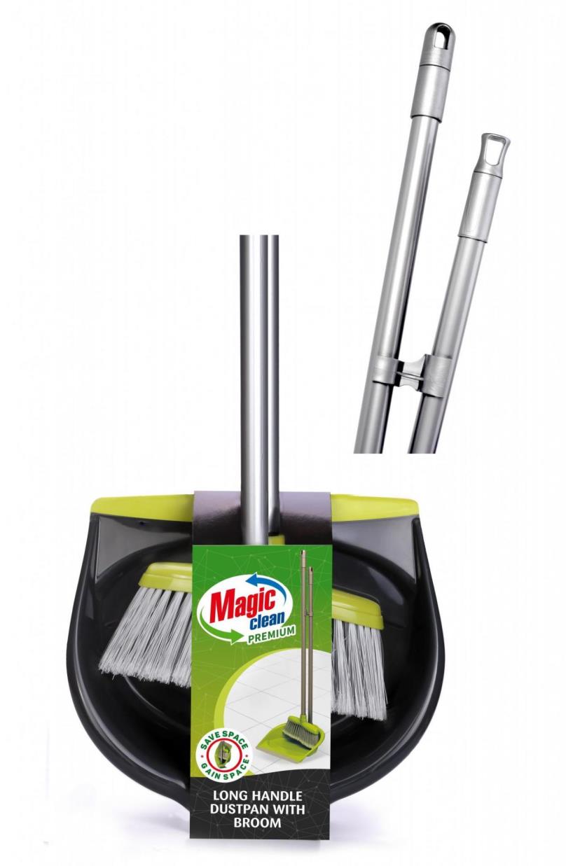 Magic Clean Premium Dustpan and dustpan on handle