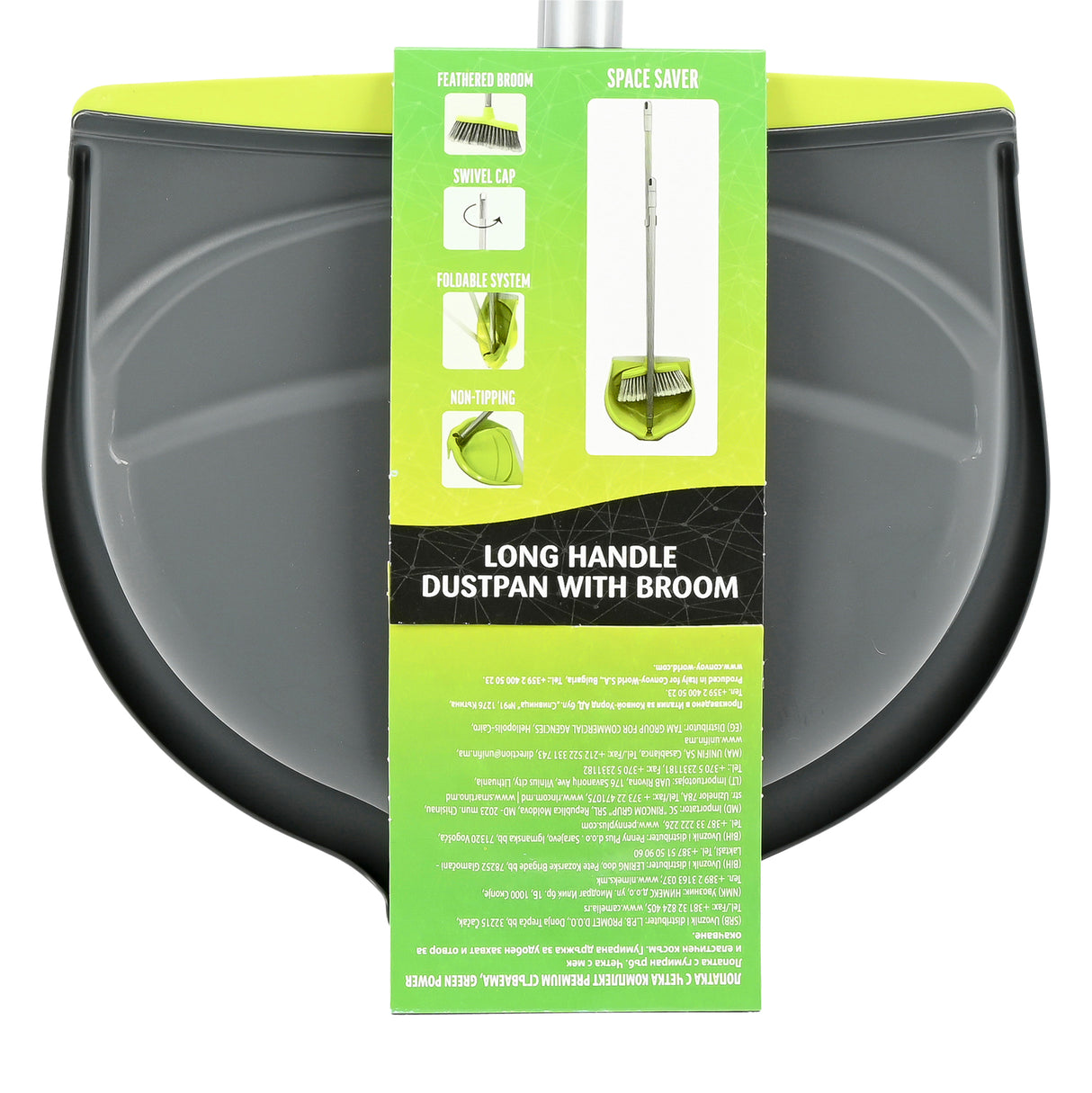 Magic Clean Premium Dustpan and dustpan on handle