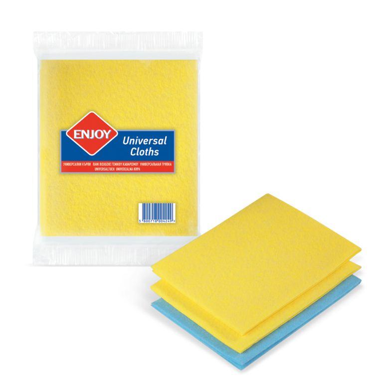 Schoonmaakdoek viscose 30 x 35 cm 3 dlg