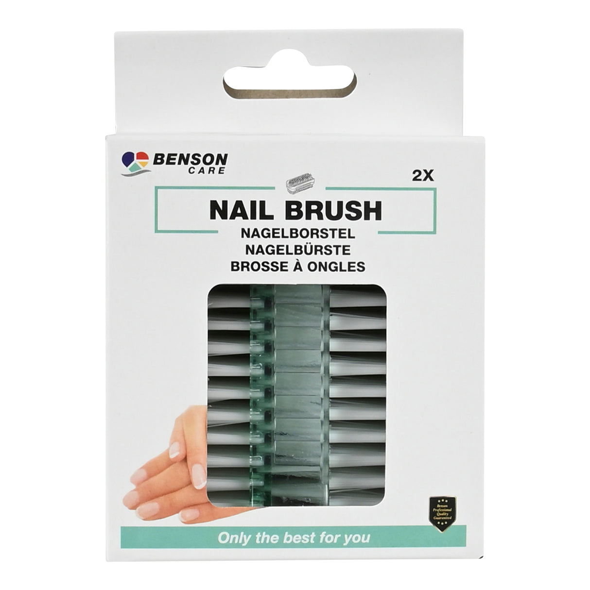 Brosse à ongles double 2 pcs