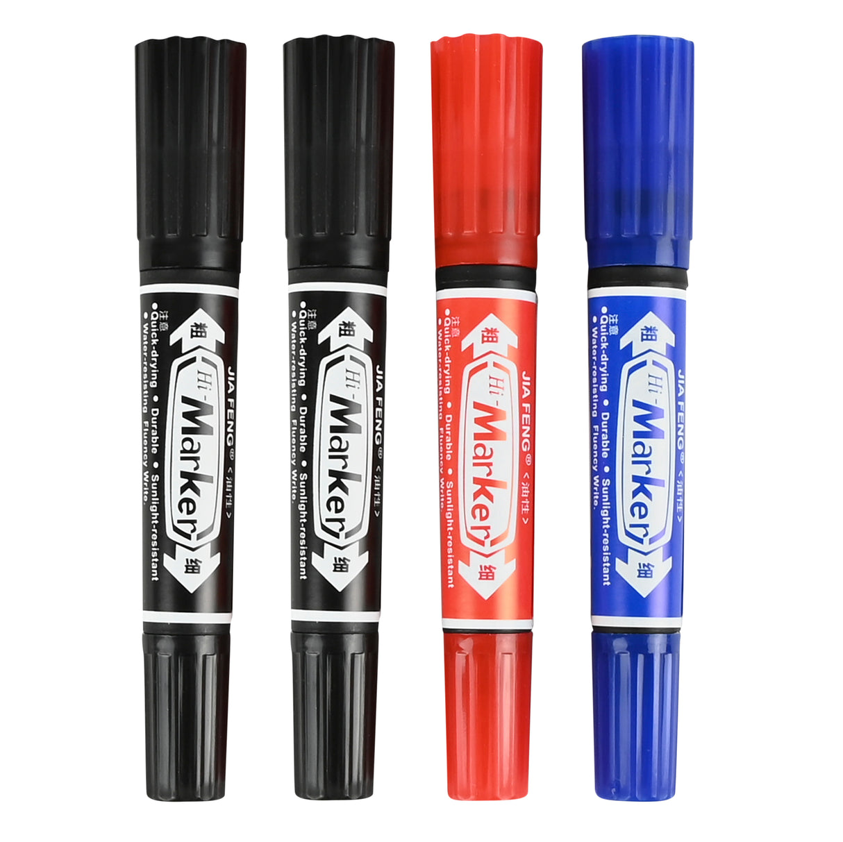 Merkstift permanent 4 dlg kleur