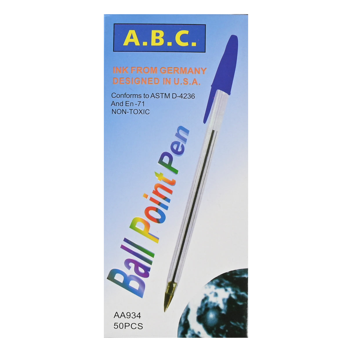 Ballpoint pen 50 pcs blue