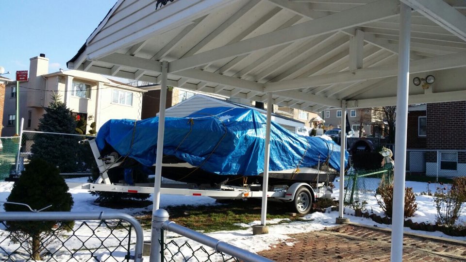 Gewebeplane 3 x 4 m blau profi