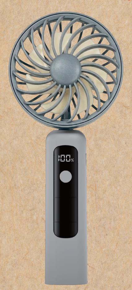 Ventilator oplaadbaar + 6 standen turbo
