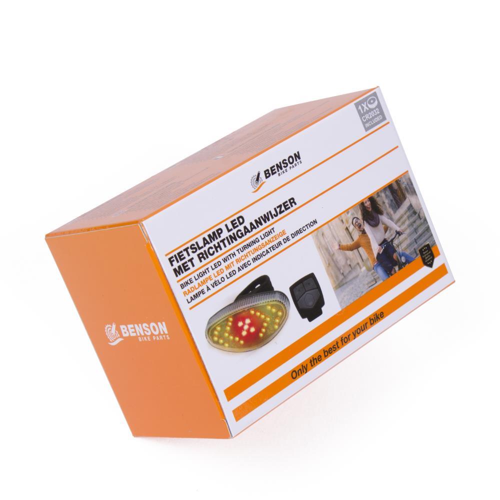 Lumière vélo LED avec indicateur de direction