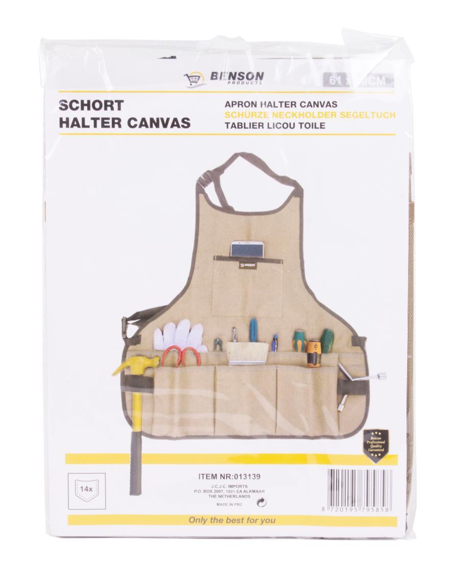 Tablier licou toile