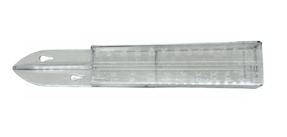 Rechteckiger Regenmesser