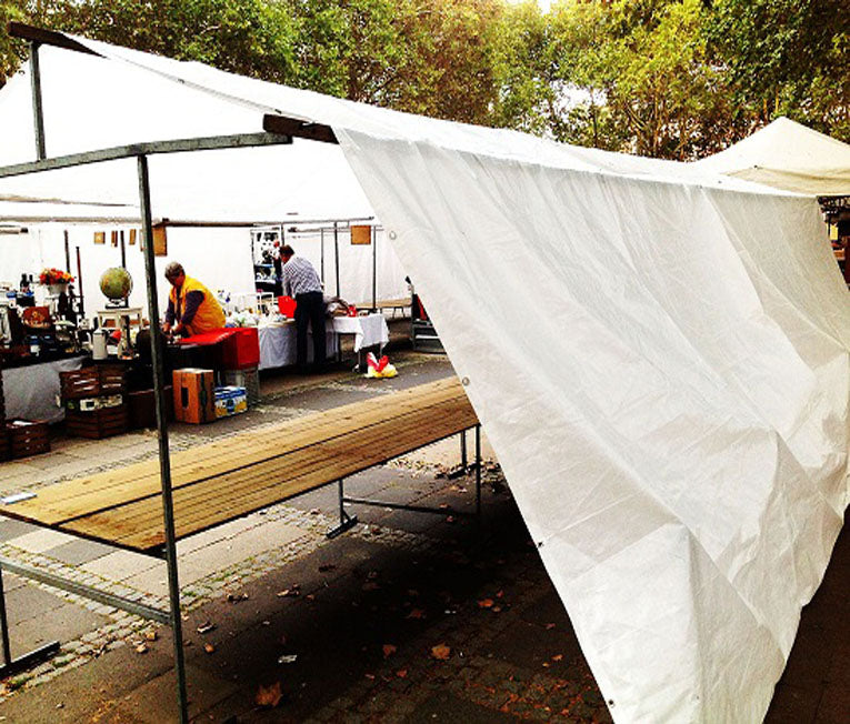 Bâche 3 x 4 m transparente leno