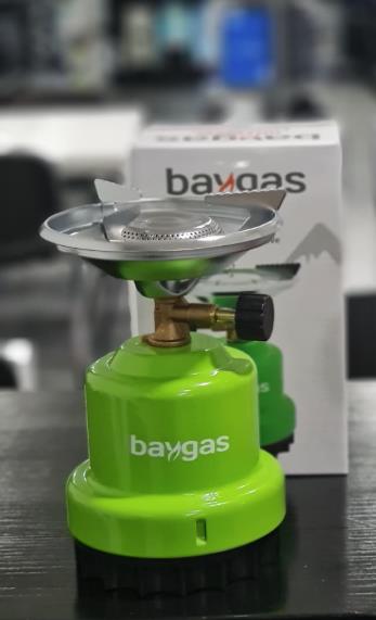 Camping kookstel metaal groen