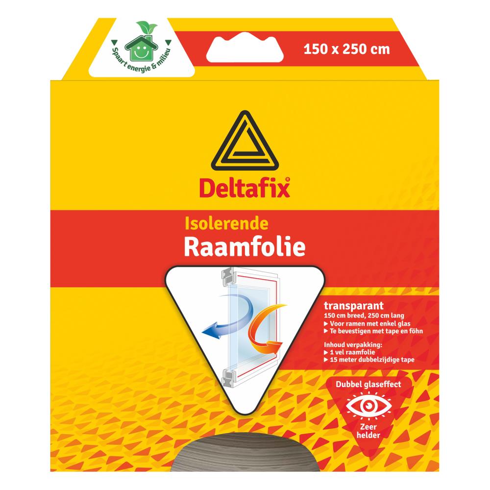 Deltafix raamfolie