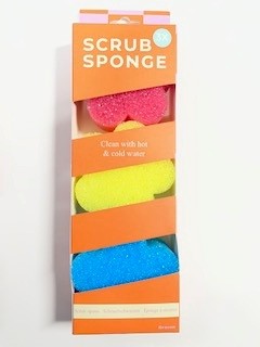 Scrub sponge 3 pcs