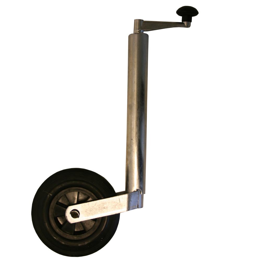 Roue jockey + jante plastique 48 mm / 200 x 50 mm