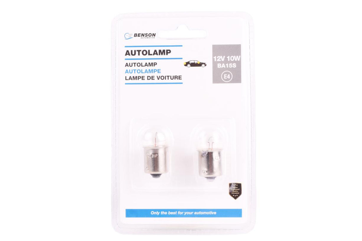 Autolamp remlichtbol 12V 10W 2 dlg