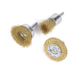 Brosse métallique ronde perceuse 3 pcs