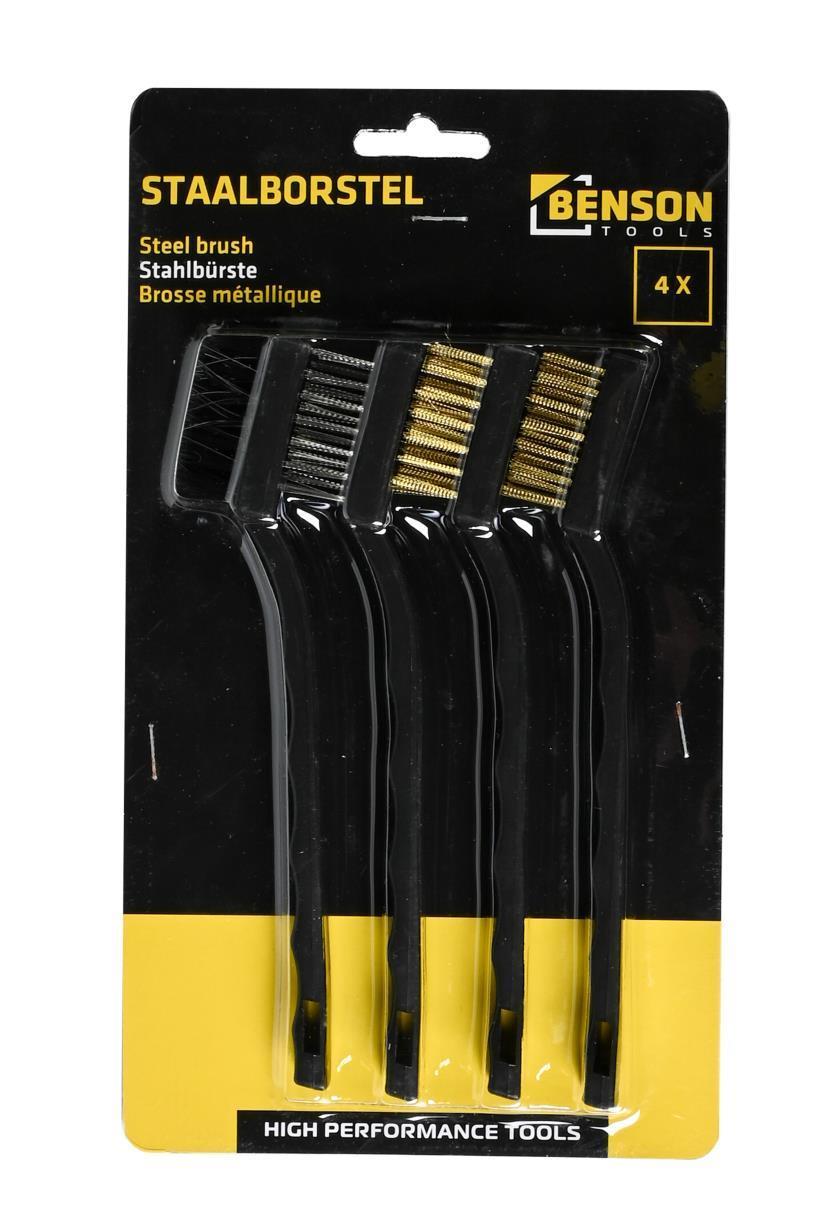 Brosse métallique 4 pcs mini