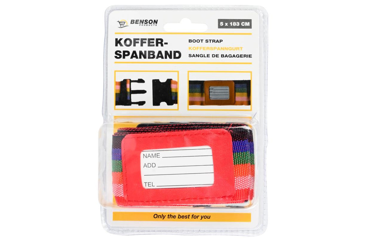 Kofferspanband multicolor