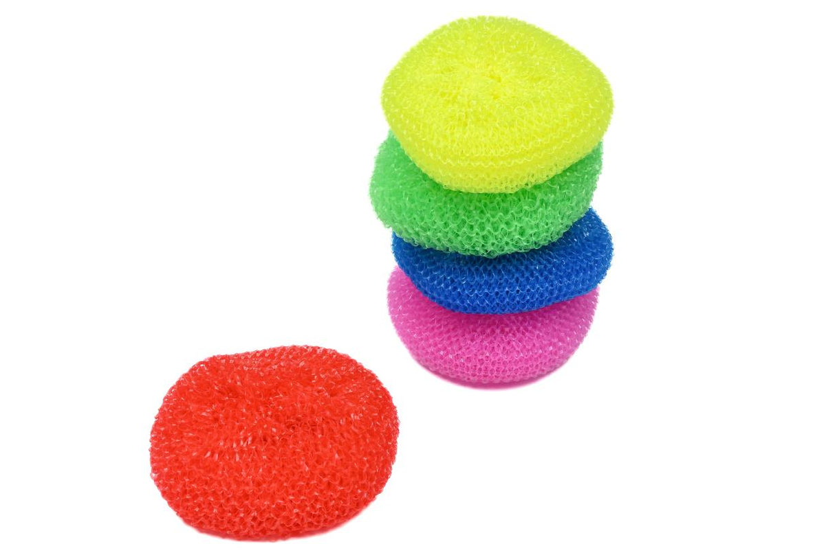 Éponge à récurer 5 pcs couleur