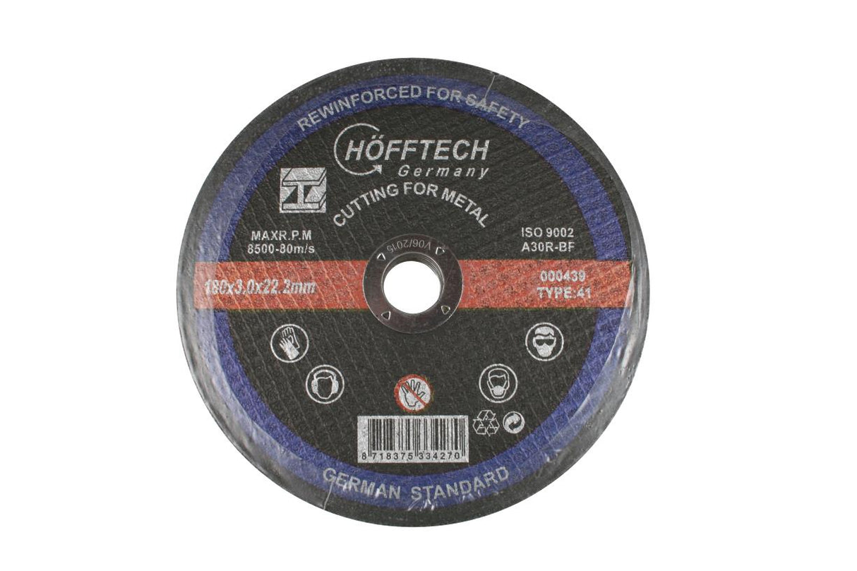 Cutting disc metal ø180 x 3.0 mm
