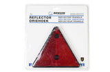 Reflector driehoek rood 155 mm 2 dlg E11