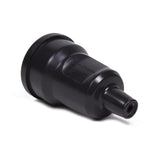 Stekker PVC contra + RA zwart