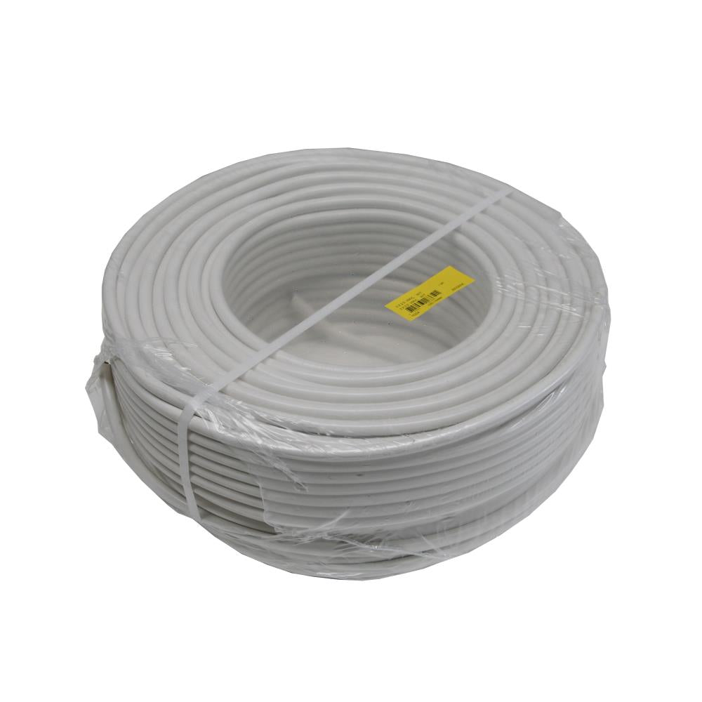 Stroomkabel rond 3 x 1.50 100 mtr wit