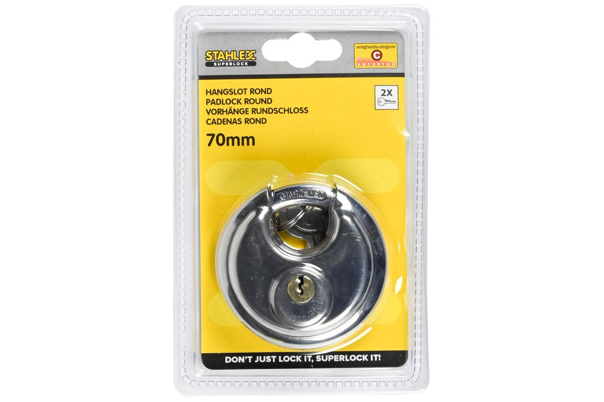 Padlock 70 mm round
