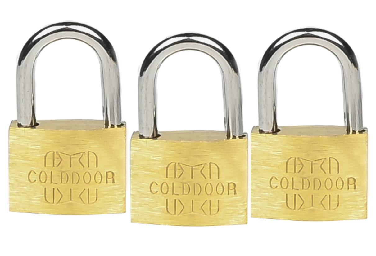 Padlock 20 mm 3 pcs