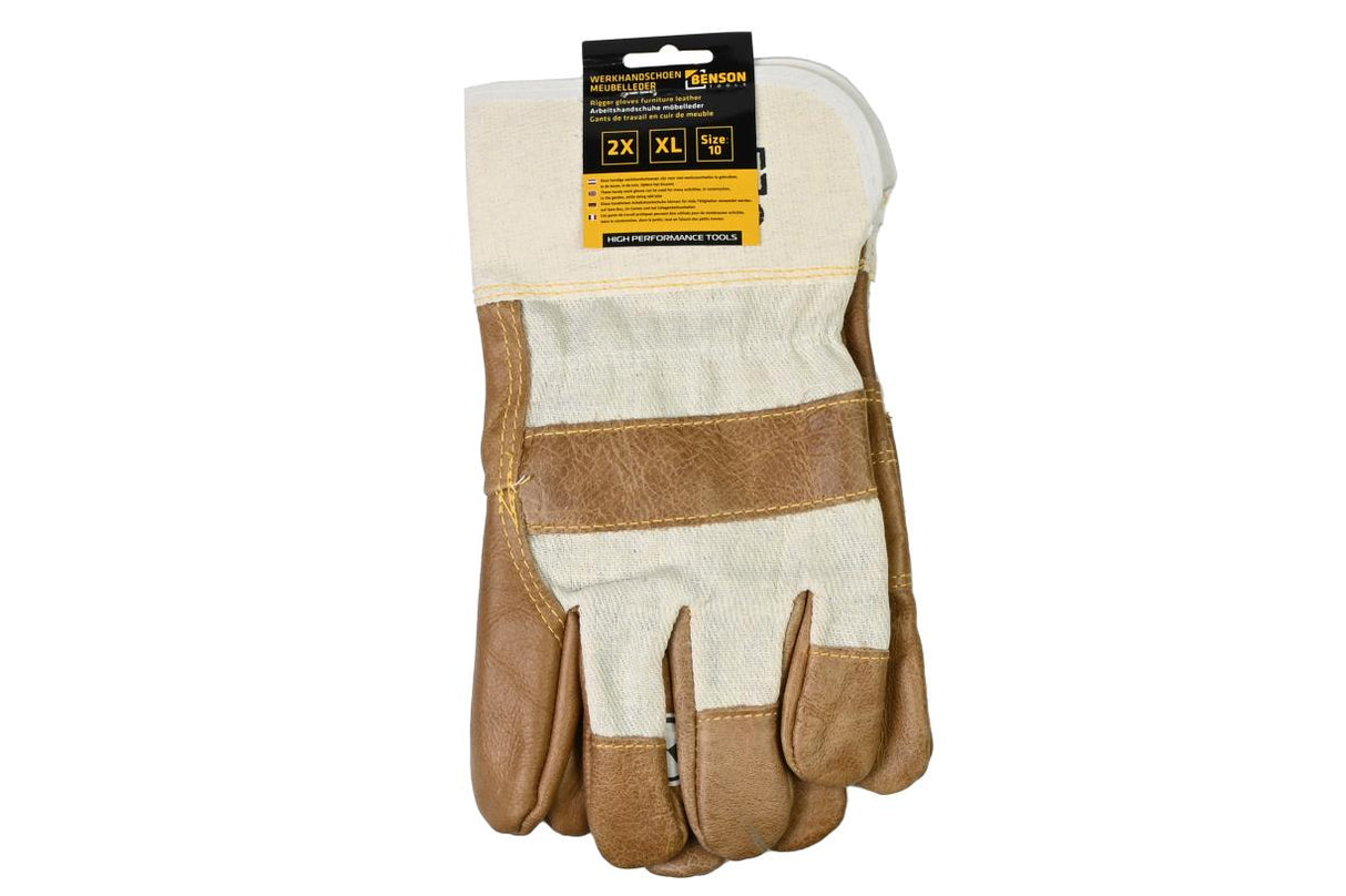 Gants de travail en cuir de meuble