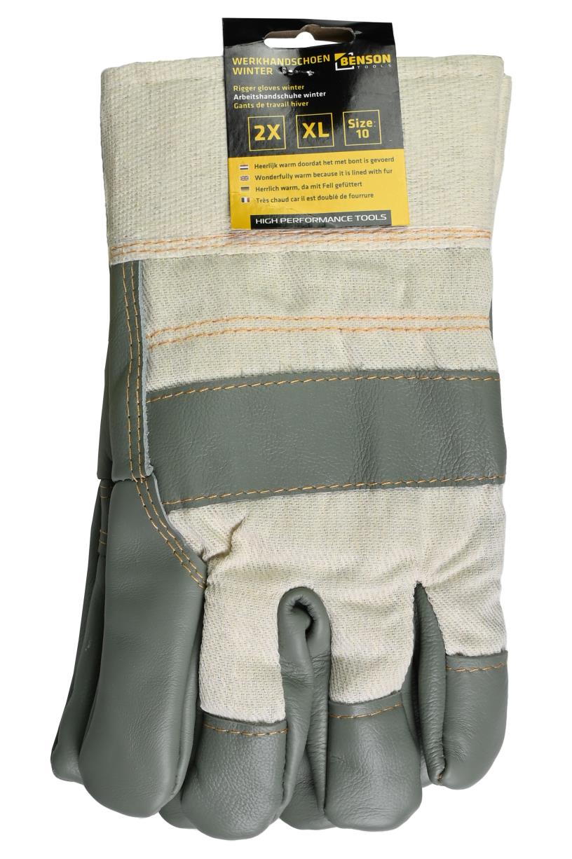 Gants de travail hiver fourrés