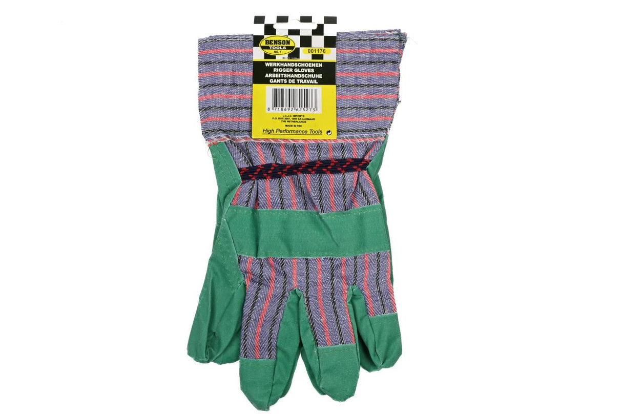 Gants de travail verts