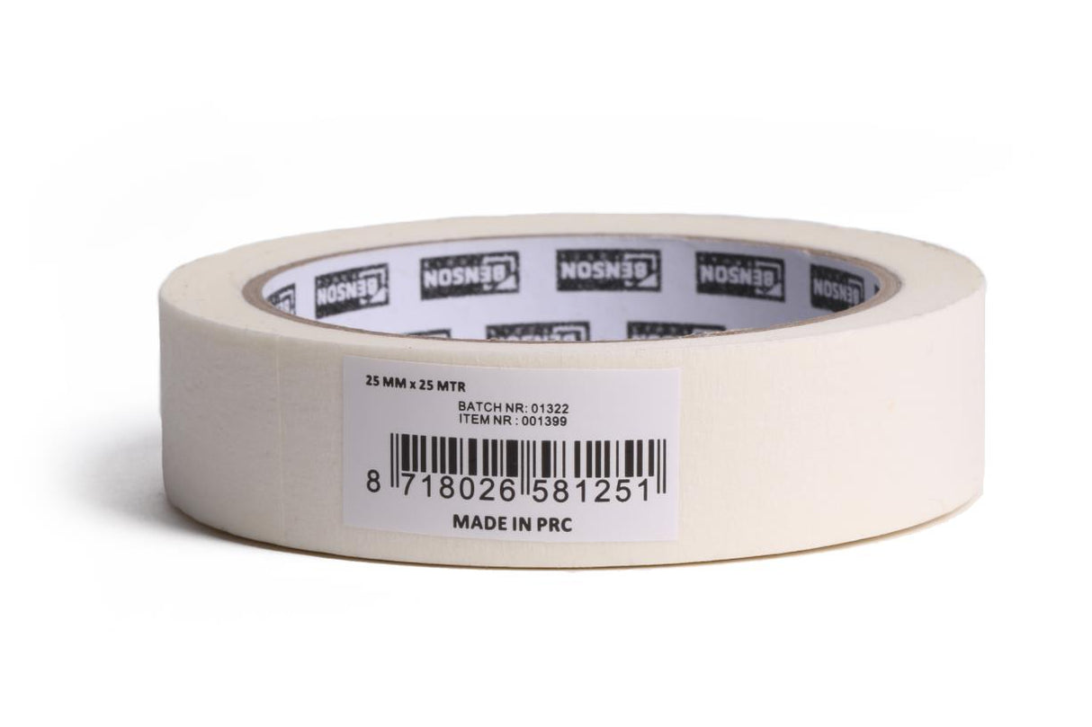 Afplaktape 25 mm x 25 mtr