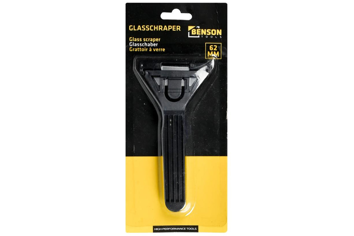 Glass cleaner on card