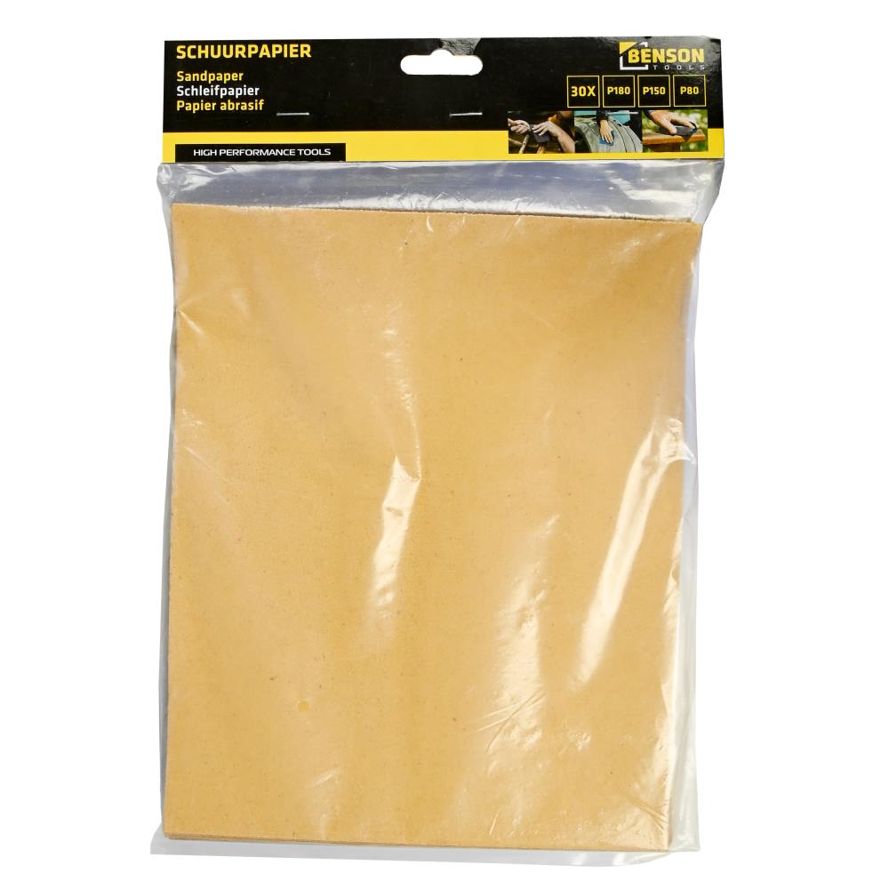 Schleifpapier 30 Bögen